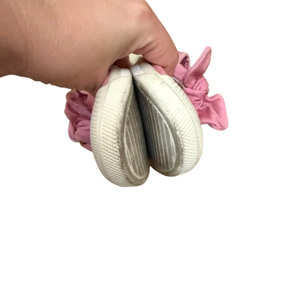 Zara| Kids Open Sneakers with Bow Pink- Size 12 or EU 29